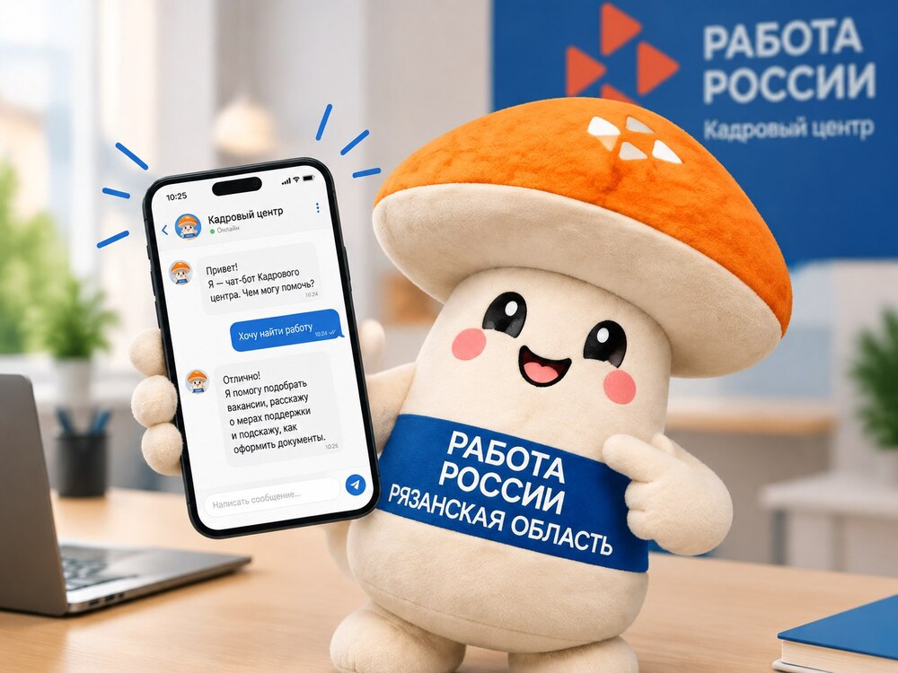 Кадровый центр Рязанской области запустил круглосуточного чат-бота для соискателей и работодателей